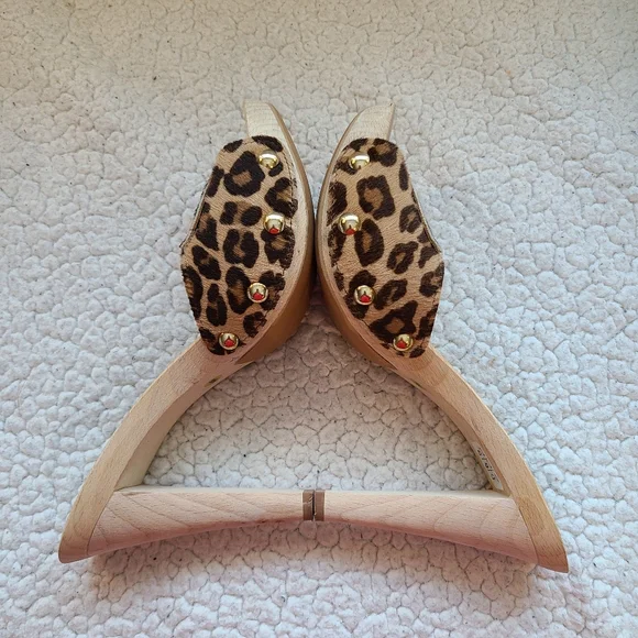 Giancarlo Paoli cheetah print calf skin heels - Picture 5 of 11